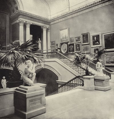 معرض Stairway الوطني ، دبلن (صورة b / w) بواسطة مصور ايرلندي