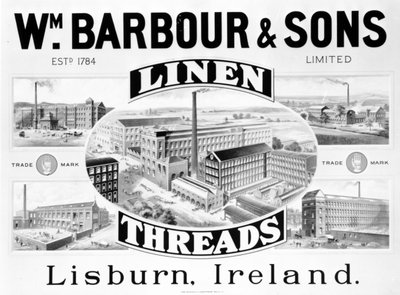 إعلان Wm. Barbour und Sons (litho) بواسطة المدرسة الايرلندية