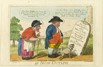 مرثية أيرلندية بواسطة Isaac Cruikshank