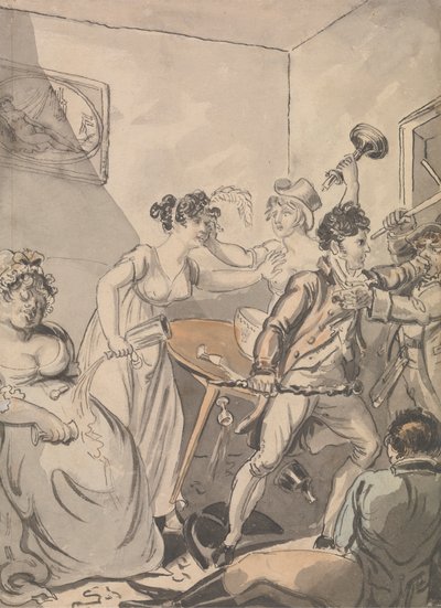 رحلة طيران بواسطة Isaac Cruikshank