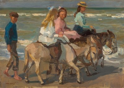 لركوب حمار. 1898-1901 بواسطة إسحاق إسرائيل