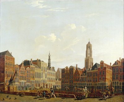 جسر أوترخت تاون هول مع محيط ، 1779 بواسطة إسحاق ووتر