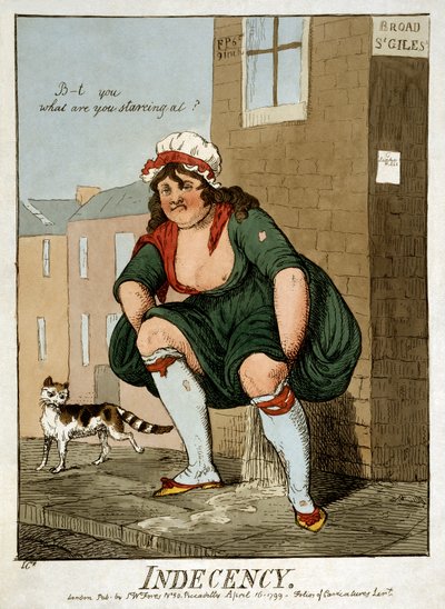 بذاءة ، 1799. بواسطة إسحاق روبرت كروكشانك