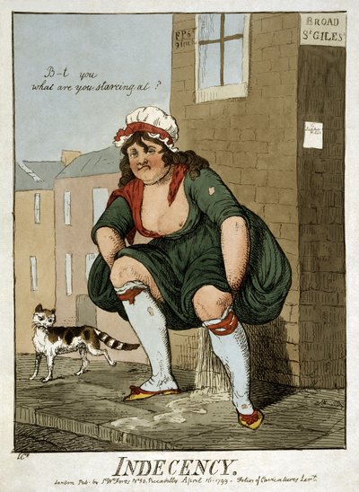 البذاءة ، 1799 بواسطة إسحاق روبرت كروكشانك