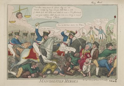أبطال مانشستر ، 1819 بواسطة إسحاق روبرت كروكشانك