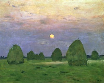 Hayricks عند الغسق ، 1899 بواسطة إسحاق إيليتش ليفيتان