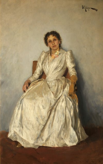 صورة صوفيا كوفشينيكوفا 1847-1907 ، 1888. بواسطة إسحاق إيليتش ليفيتان