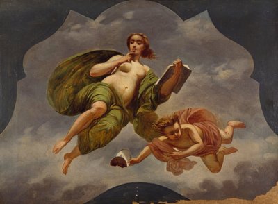 كوميديا، لإيزاكو جيواتشينو ليفي (1818-1908)، رسم تخطيطي بواسطة Isacco Gioacchino Levi