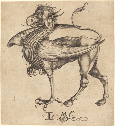 ذا جريفين بواسطة Israhel van Meckenem after Martin Schongauer