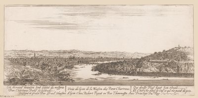 منظر ليون من دير كارثوسيان Veue de Lyon de la Maison des Peres Chartreux (العنوان على الكائن) بواسطة لوديويجك الرابع عشر (ملك فرانكريك)