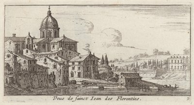 Veue de sainct Jean des Florentins بواسطة إسرائيل سيلفستر