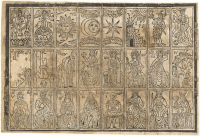 لعب الورق بواسطة Italian 15th Century