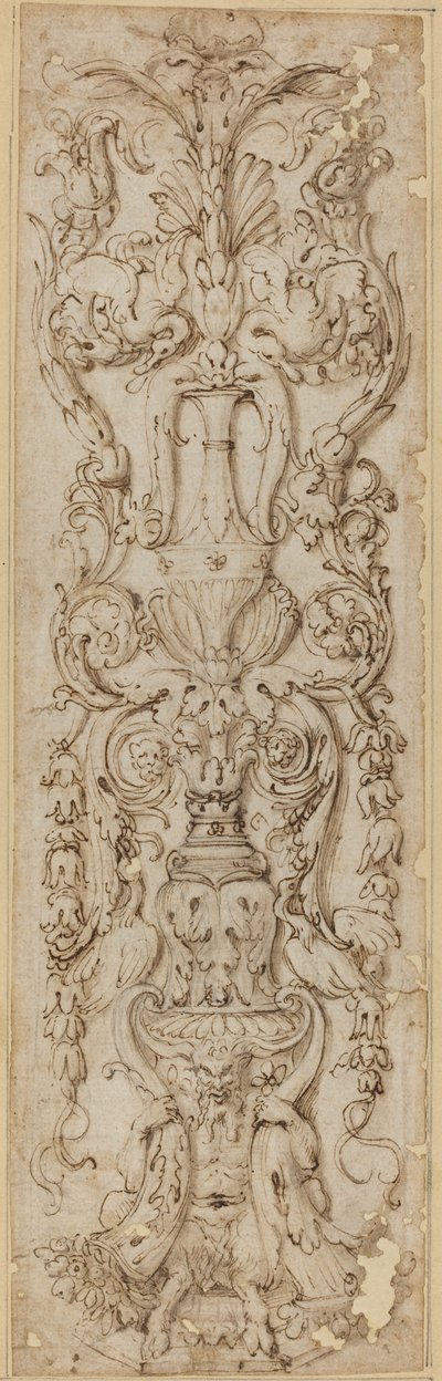 بشع مع ساتير بواسطة القرن السادس عشر الإيطالي