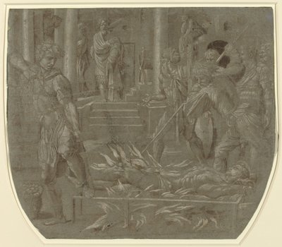 استشهاد القديس لورانس بواسطة القرن السادس عشر الإيطالي