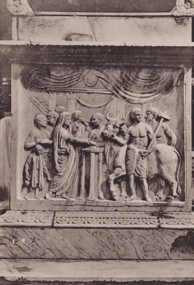 Ara Del Tempio Di Mercurio Di Vespasiano, Altar of Mercur