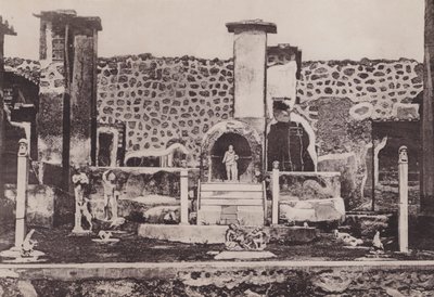 كاسا دي ماركو لوكريتيوس ، منزل ماركوس لوكريتيوس (صورة b / w) بواسطة مصور إيطالي