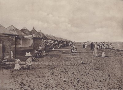 ليدو ، الشاطئ (صورة b / w) بواسطة مصور إيطالي
