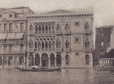 Palazzo Ca 'D'Oro (b / w photo) بواسطة مصور إيطالي