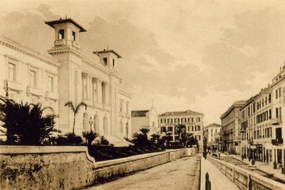 سان ريمو ، كازينو MUNICIPALE (صورة b / w) بواسطة مصور إيطالي