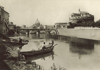 قلعة وجسر سانت انجيلو بواسطة مصور إيطالي