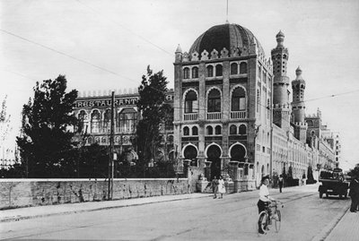 فينيسيا ، ليدو ، فندق جراند إكسلسيور (صورة b / w) بواسطة مصور إيطالي
