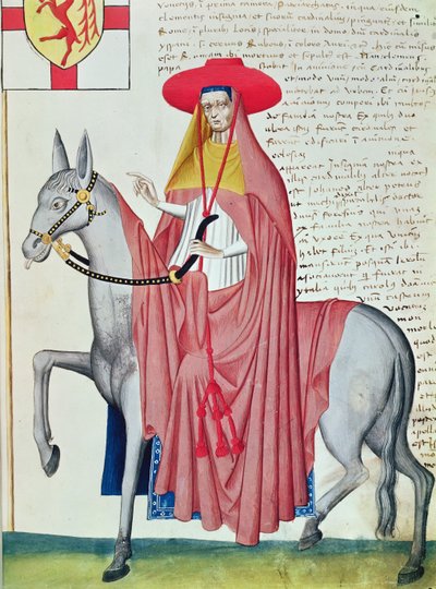 أسقف من "Codex Capodilista" (ورق) بواسطة المدرسة الايطالية