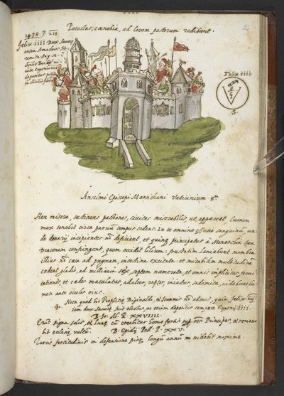 أضف MS 17432 "نبوءات وصور البابا الخامس عشر ، بقلم يواكيم أوف فيوري ..." (حبر ولون على ورق) بواسطة المدرسة الايطالية