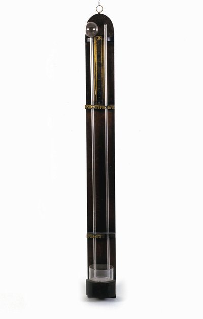 بارومتر (أنبوب الزئبق) بواسطة Evangelista Torricelli أو Toricelli (1608 - 1647). متحف العلوم والتكنولوجيا. ميلان بواسطة المدرسة الايطالية
