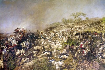 معركة دوجالي: إيطاليا في إريتريا في فبراير 1887. بواسطة المدرسة الايطالية