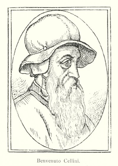 Benvenuto Cellini (نقش) بواسطة المدرسة الايطالية