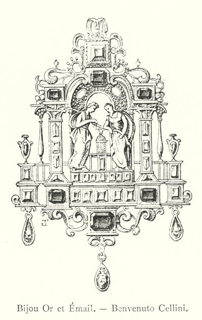 Bijou Or et Email ، Benvenuto Cellini (نقش) بواسطة المدرسة الايطالية