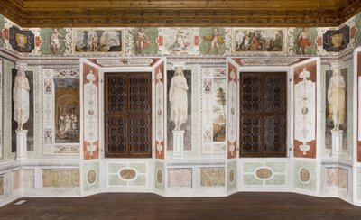 غرفة Caryatids: التحولات بواسطة Ovid (في الهواء الطلق) بواسطة المدرسة الايطالية