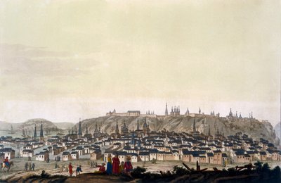 مدينة توبولسك ، روسيا ، c.1820s-30s بواسطة المدرسة الايطالية
