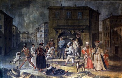 كاريكاتير من Commedia dell