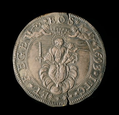 عملة جمهورية الجينات: ECU واسعة بالفضة. ديم. 61 ملم 1693. مرة أخرى. الجينات Musei di Strada Nuova (inv، M7097) بواسطة المدرسة الايطالية