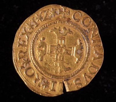 عملة جمهورية الجينات: رباعي الذهب. قطر 32 مم. 1616. العودة. الجينات Musei di Strada Nuova (inv، M6459) بواسطة المدرسة الايطالية