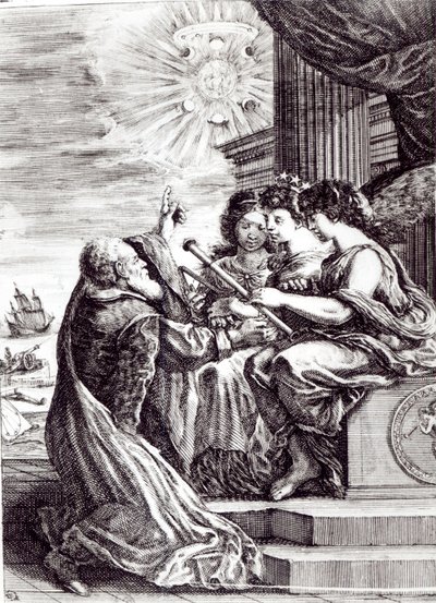 صورة لأعمال جاليليو جاليلي ، نُشرت في بولونيا عام 1656 بواسطة المدرسة الايطالية