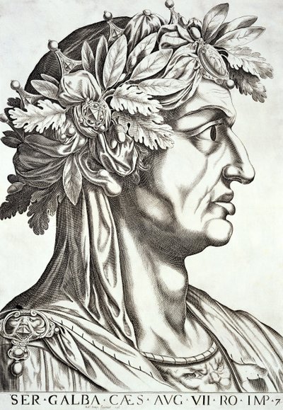 جالبه (3 ق.م - 69 م) ، 1596 بواسطة المدرسة الايطالية