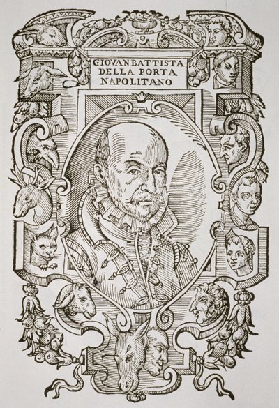 جيوفاني باتيستا ديلا بورتا (1535-1615) من كتابه Delle Celeste Fisionomia، Padua 1616 ، موضح في تاريخ السحر ، نُشر أواخر القرن التاسع عشر بواسطة المدرسة الايطالية