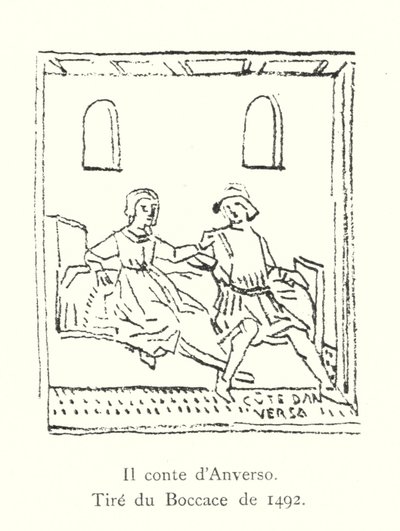 قصة أنتويرب ، صور دو بوكاس من عام 1492 (نقش) بواسطة المدرسة الايطالية