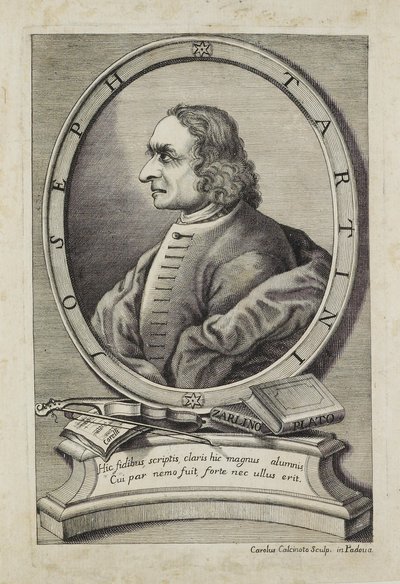 جوزيف تارتيني ، نقش كارلو كالسينوتو (fl.1763) ، c.1763 بواسطة المدرسة الايطالية