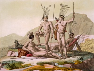 كورا هوتينتوتس ، كيب ، 1820s30s بواسطة المدرسة الايطالية