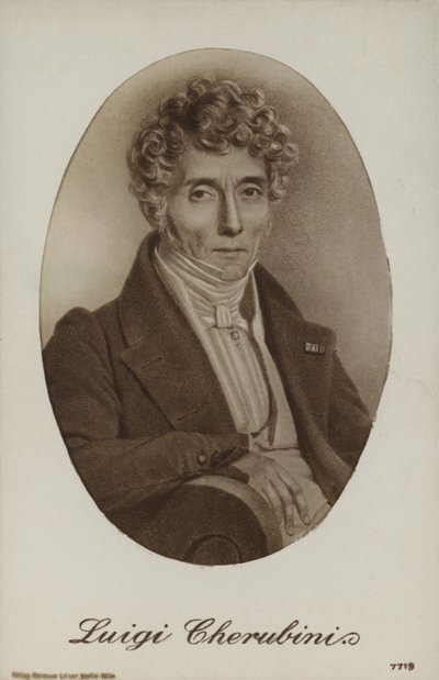 لويجي شيروبيني ، مؤلف موسيقي إيطالي (1760-1842) بواسطة المدرسة الايطالية