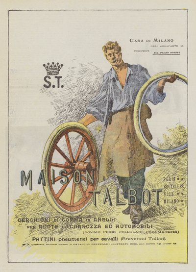 Maison Talbot (colour litho) بواسطة المدرسة الايطالية