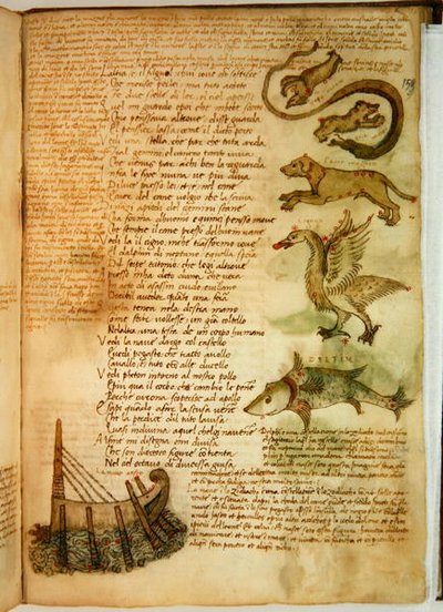 Ms Ital 483 P.4.7 f.159r الأبراج ، من 