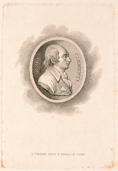 Muzio Clementi (1752-1832) (mezzotint) بواسطة المدرسة الايطالية