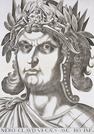 نيرو (37-68 م) ، 1596 بواسطة المدرسة الايطالية