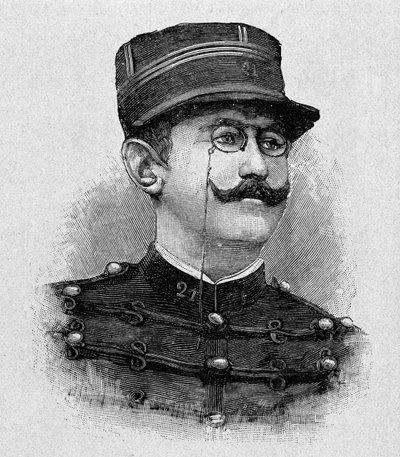 صورة لألفريد دريفوس (1859-1935) (نقش) بواسطة المدرسة الايطالية