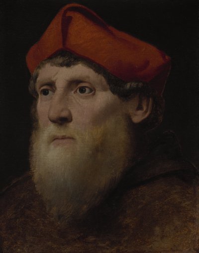 صورة لمجد ملتح ، c.1520-40 بواسطة المدرسة الايطالية