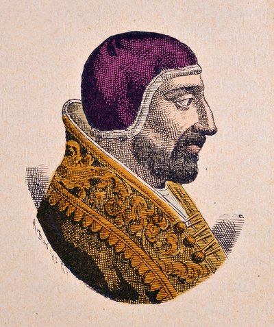صورة البابا إنوسنت السادس (إينوسينزو ، إنوسينتيوس) (1352-1362) بواسطة المدرسة الايطالية